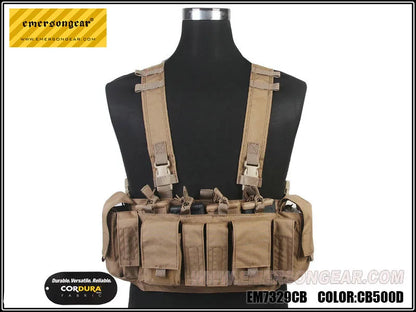 Emersongear MF Style Tactical Chest Rig UW Gen IV Hunting Vest Harness Split Front Carrier Waist Mag Bag