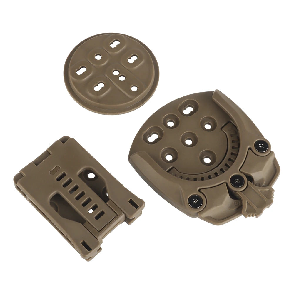 Tactical Holster 360 Degree Revolve Hunting Pistol Mounting Adapter Modular  Shooting Holster Accessories
