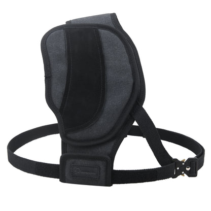 Canvas Shoulder Field Shield Leather Archery Half Chest Protector Guard Shirt Pad Protector Sport Shoulder Pads