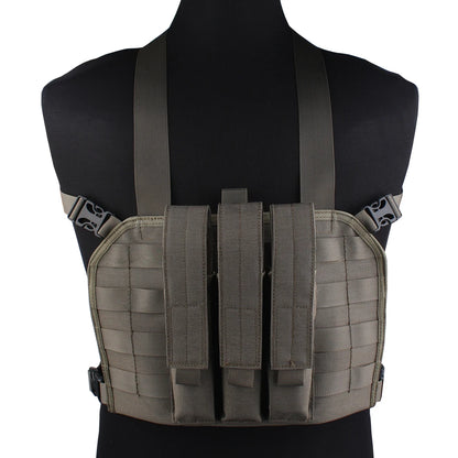 Emersongear For MP7 Chest Rig W/ Magazine Pouch Mag Bag Airsoft Hunting MOLLE Gear Camoing For Plate Carrier Vest Nylon