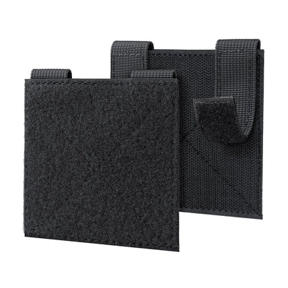 2Pcs Molle Patch Panel Tactical Hook & Loop Adapter Panel Morale Patch Board for Molle Accessories Plate Vest Carrier Backpack