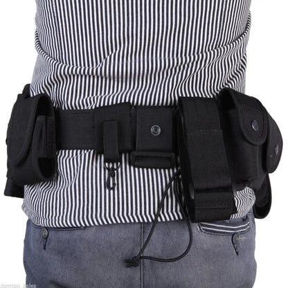 %#Outdoor Hunting Waist Belt Training Duty Security Equipment Ten piece Set Accessories Belt, Multi functional Nylon Belt