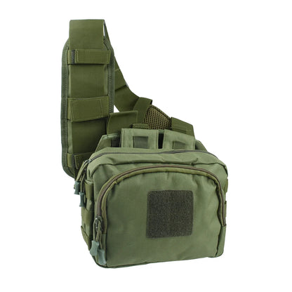 Tactical Range Bags, Crossbody Pouch with AR/M4 Quick Release Magazine Holster and Pistols Mag Holders, Shooting & Hunting Gear