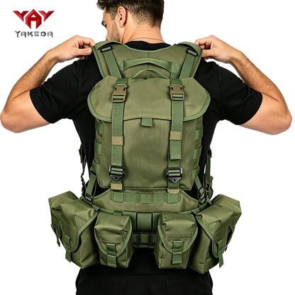 YAKEDA Multi functional Bellyband Hunting Tank Top with Multiple Ribbons and Snap Lock, Equipped with Multiple Storage Bags