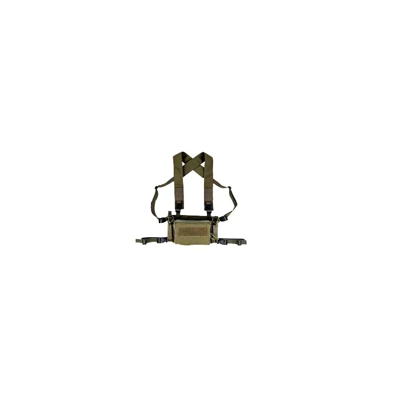 Tactical D3CRM Chest Rig Airsoft Micro Chest Vest Hunting Multi-function Modular Lightweight 500D Vest Mag Pouch Gear