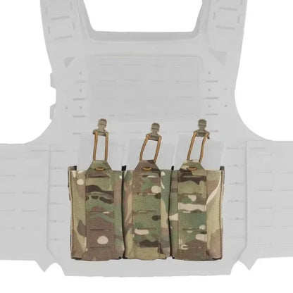 5.56/7.62mm Lightweight Triple Elastic Mag Pouch Molle Accessories Waist Bag Holster Hunting clothing accessories
