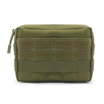 Tactical Molle Waist Pack 600D Waterproof Camo EDC Tool Bag Multifunctional Phone Card Holder Outdoor Camping Commuting Utility