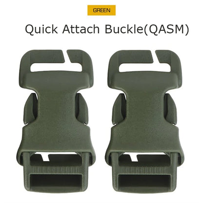 2pcs/set Tactical Vest Belt QASM Quick Attach Buckle/SRB Side Release Buckle/G Hooks Modular Vest Accessories