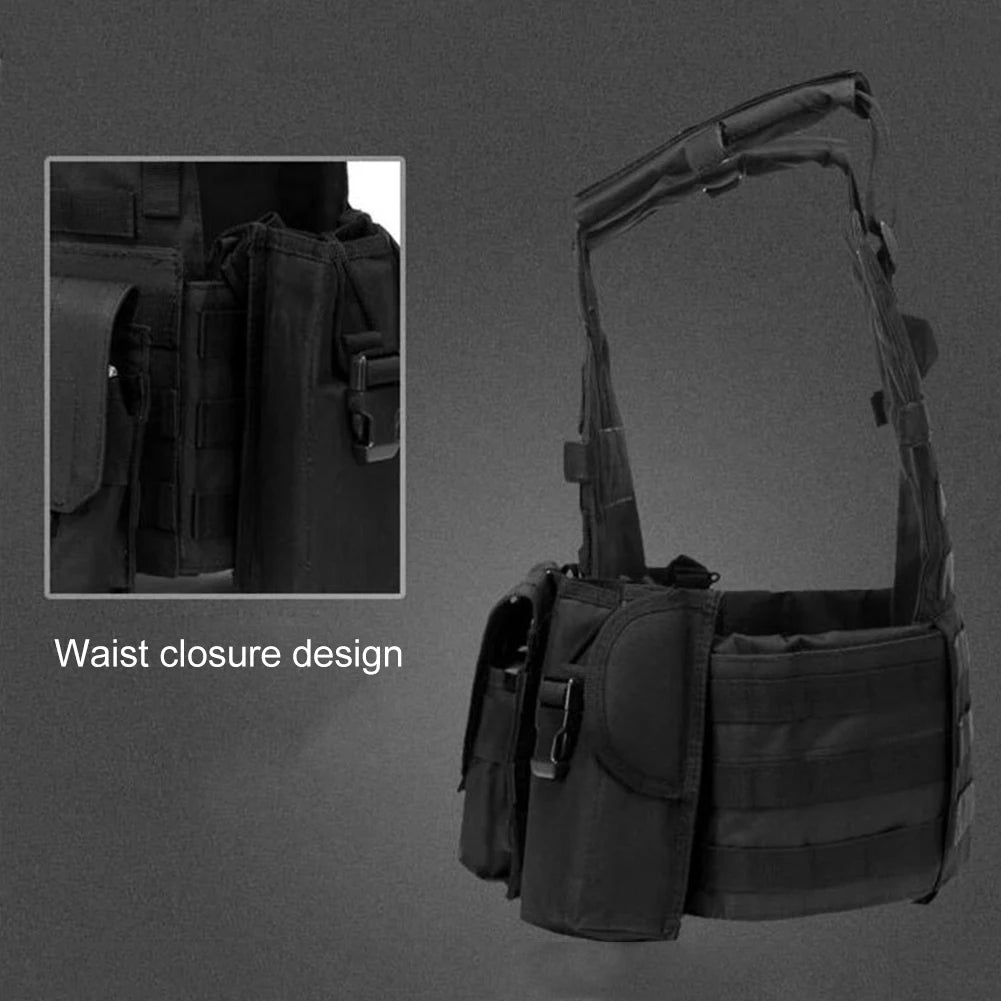 Nylon Tactical Vest Body Armor Hunting Camouflage Plate Carrier Vest Combat MOLLE Army Vest Outdoor Camping Equipment