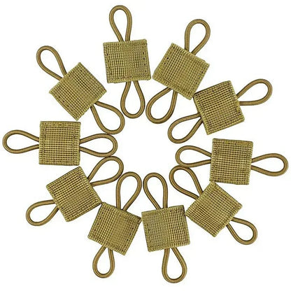 5/10pcs MOLLE Elastic Nylon Webbing Ribbon Buckle Outdoor Hiking Hunting Backpack Vest PTT Antenna Stick Pipe Binding Retainer