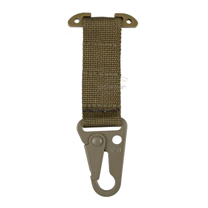 Tactical Molle Clip Swivel Triangle Plastic Snap Hook Tee Mount Hanging Carabiner Glove Holder Battle Belt Hunting Accessories