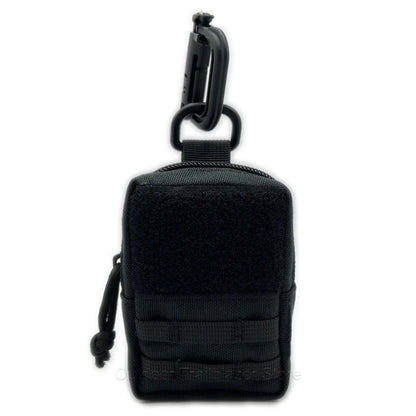 Tactical Mini MOLLE Pouch Compact Utility EDC Battery Cigarette Case Card Slot Waist Bags For Hunting Trekking Running Camping