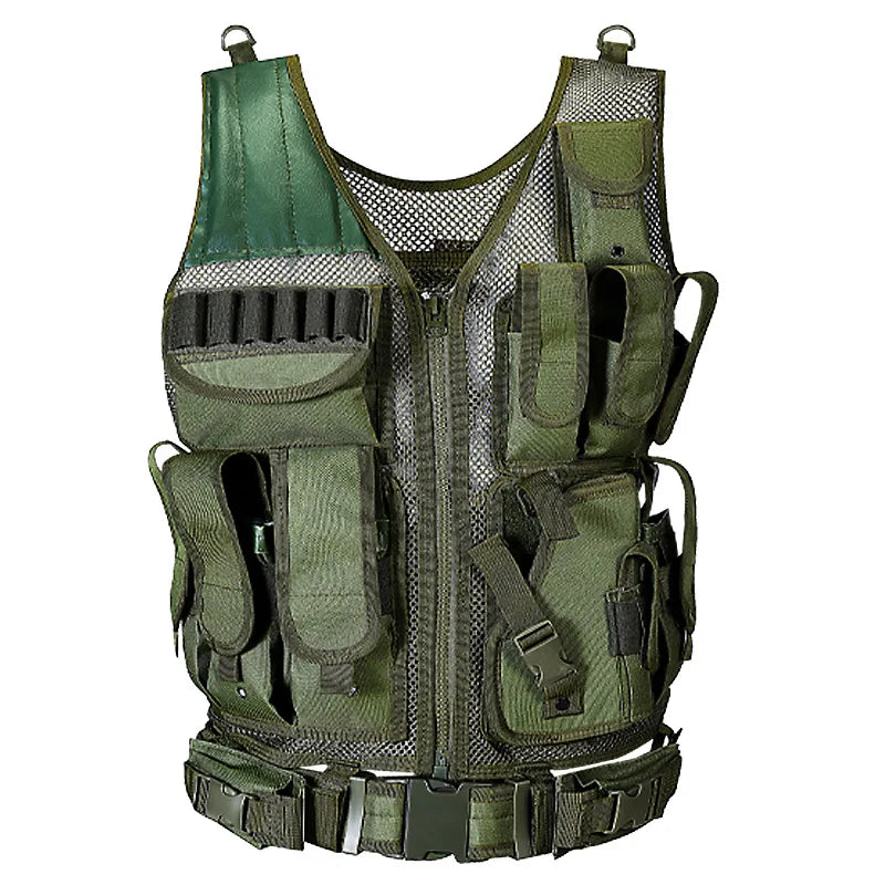 Hunting Security Clothes Swat Tactical Vest Swat Jacket Chest Rig Multi-pocket Swat Army Cs Hunting Vest Camping Accessories