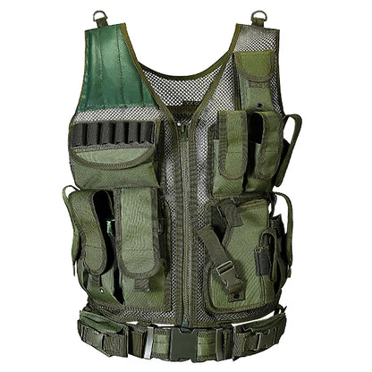 Hunting Security Clothes Swat Tactical Vest Swat Jacket Chest Rig Multi-pocket Swat Army Cs Hunting Vest Camping Accessories
