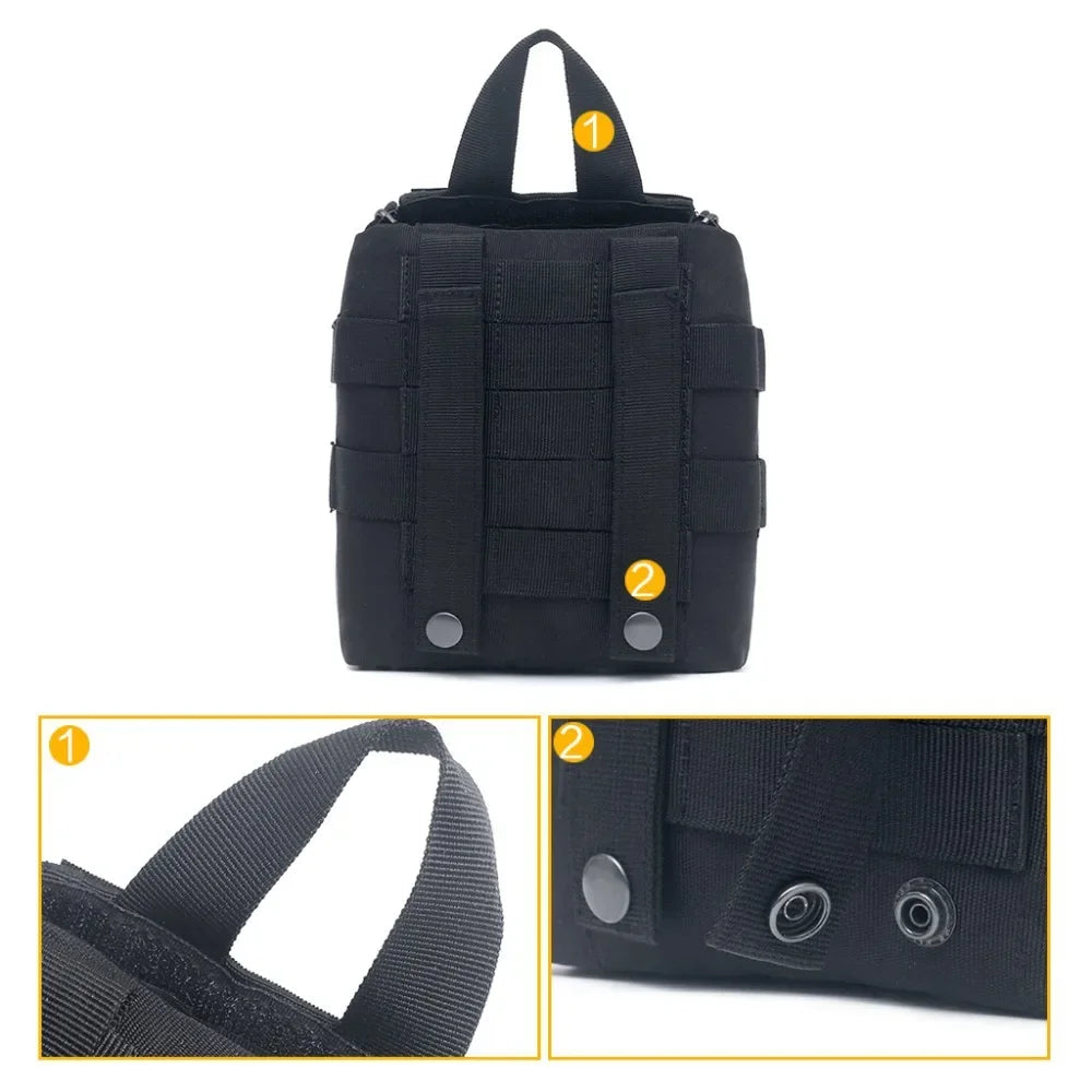 Tactical Molle EDC Pouch Medical Bag First Aid Kits Outdoor Emergency Survival Tool Bag Hunting Hiking EMT Utility Pack