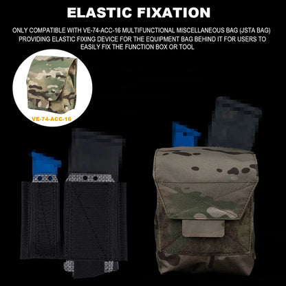 9mm&556 Magazine Holder Pouch for SS Style JSTA Pouch MOLLE Utility Tool Bag Airsoft Tactical Vest Plate Carrier Accessories