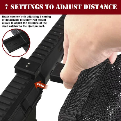 Tactical Quick Release Shell Catcher Cartridge Mesh Detachable Heat Resistant Catcher MeshShell Recycling Bullet Holders