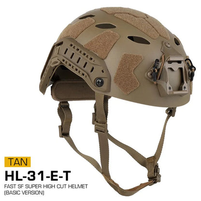 Tactical Helmet Simplified Version Ops-Core Fast SF Super High Cut Helmet Outdoor Cycling Paintball Protection Helmet