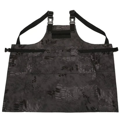 Tactical Camouflage Vest Apron Men Women 12 Pockets Work Apron Outdoor Clothes Accessories Camping Picnic Garden Wear-resisting