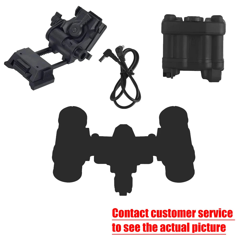 Nylon GPNVG 18 Night Vision Goggle AN-PVS-3-1With L4G24 Helmet NVG Mount Adapter DUMMY Model Fast Helmet Accessory High Quality