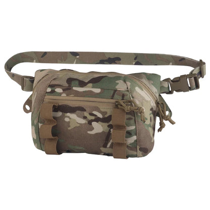 Tactical SS Style Abdominal Dangler Drop Storage Pouch  Box MOLLE Waist Bag Fit Plate Carrier Vest Airsoft CS Game Hunting
