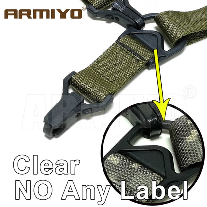Armiyo Tactical Mission S2 S3 S4 Hunting Sling 2 Point Adjustable Shoulder Strap Belt Mount Carry Kettle Camera Scope Bag Box