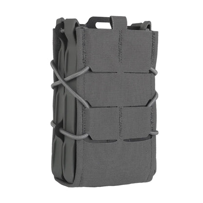 Tiger V2 Single Double Magazine Pouch Set Molle Hook-Loop Mag Carrier Rifle AR 5.56 .233 AK 7.62 .308 Magazine Holster Airsoft