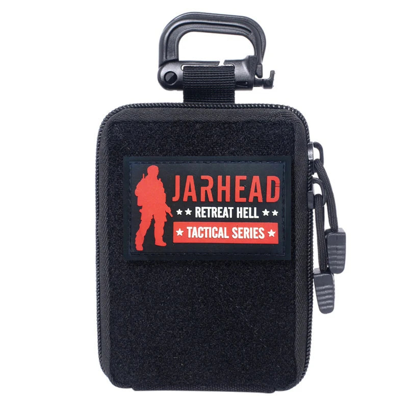 Mini Tactical Molle Utility Pouch Multi-Functional EDC Accessory Bag with Hook-and-Loop for Hunting and Camping