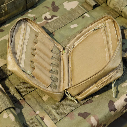 600D Oxford Cloth Handgun Bag Multiple Pockets Range Bag Handbag for Outdoor Hunting Range