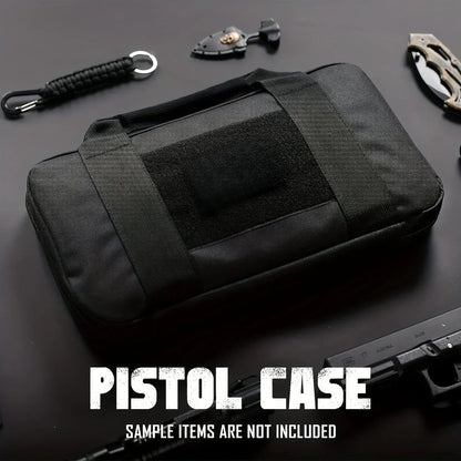 Pistol Bag Concealed Carry Case Soft Padded Handgun Pouch with Magazine Storage Slot Pistol Wallet Hunting Accessories