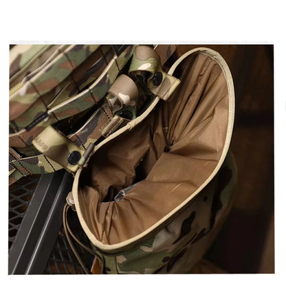 New Dump Pouch Tactical Waist Belt MOLLE Accessories Magazine Recycling Bag Combination Storage Bag Foldable Hunting Accessories