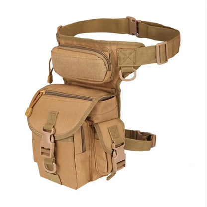 Outdoor Drop Leg Bag EDC Molle Hunting Hiking Fanny Thigh Pack Motorcycle Riding Men Tool Waist Pouch