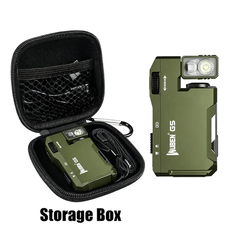 WUBEN G5 EDC Flashlight 400Lumens Portable Pocket Mini Light Waterproof Torch 180° Rotating Head With Magnetic Tail For Outdoor