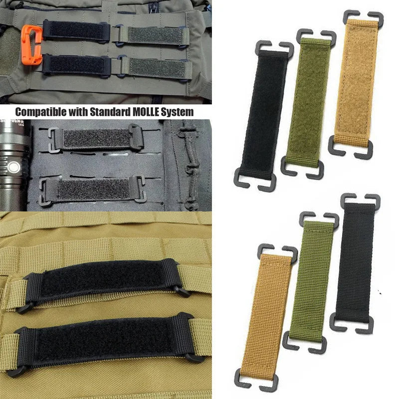 Hook and Loop Panel Patches Board Vest Backpack Convenient ID Patch Badge Display Pad Converter Strips MOLLE System Attachment