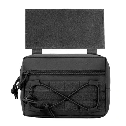 Tactical Magic Hook&Loop Expansion Accessory Pack Multi Functional EDC Storage Misc Bag MOLLE Pouch for Chest Rig Hunting