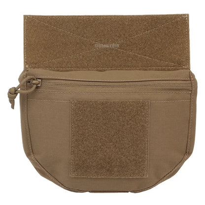 Tactical Drop Pouch Admin Pouch with Hook and Loop Panel for Tactical Vest Chest Rig Plate Carrier Outdoor Hunting Shooting Gear