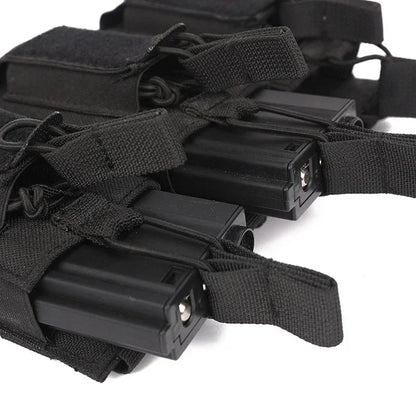 New Mother Child Triple Pack Attachment Pistol Magazine Bag Field Tank Top Multi functional Hanging Bag Outdoor Storage Bag