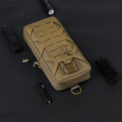 Portable Tactic EDC Pouch Multi-Functional Gadget Organizer Pocket Oxford Cloth Quick-Release Waist Belt Bag Emergency Accessory