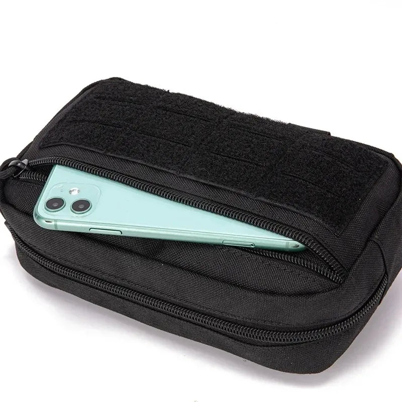 Tactical MOLLE Pouch EDC Utility Bag First Aid Kit Holder Outdoor Sports Waist Pack for Hunting Camping Emergency Gear
