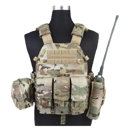 Emersongear For LBT6094 Style Plate Carrier W/3 Pouches Hunting Vest Protective Gear Body Guard Armor Hiking