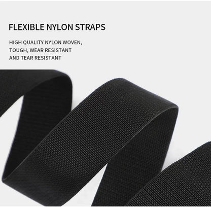 New Tactical Belt Magnetic Buckle Quick Release Elastic Belt Casual Nylon Tooling Training Belt Men's Trousers Belt