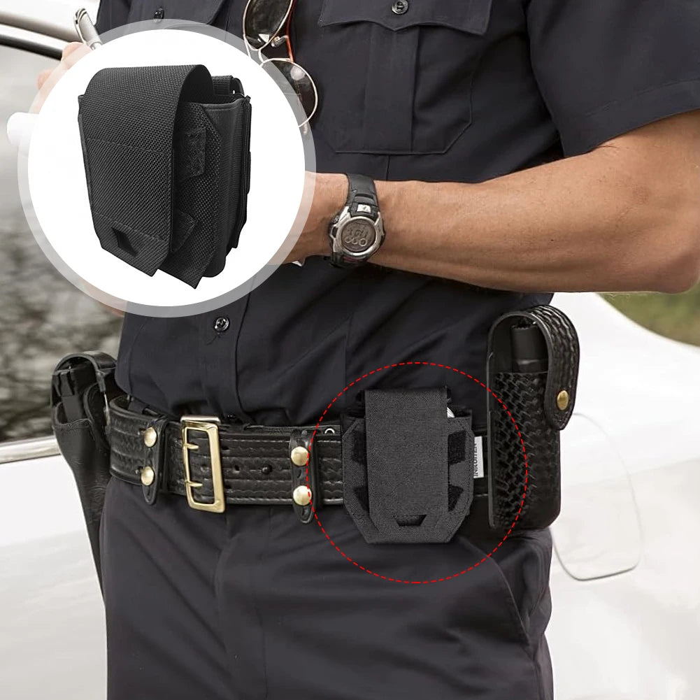 Shackles Holder Tactical Handcuffs Molle Pouch Shackles Case Universal Holster Quick Release Standard Cuffs for Vest