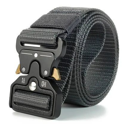 Best Seller! for Men and Women Black Belt Tactical Belt Quick Release Outdoor Military Belt Soft Real Nylon Sports Accessories