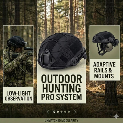 OPHIDANTC Tactical FAST Helmet Cover, 500D Nylon Durable Protective Gear for Hunting, Airsoft & Military