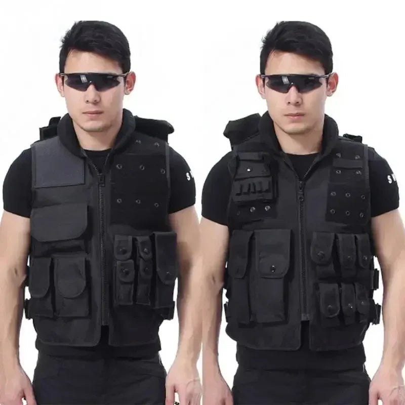 Genuine Man's Tactical Vest ,Military Vest Model Molle Tactical Black Cs Vest  Protective Equipment