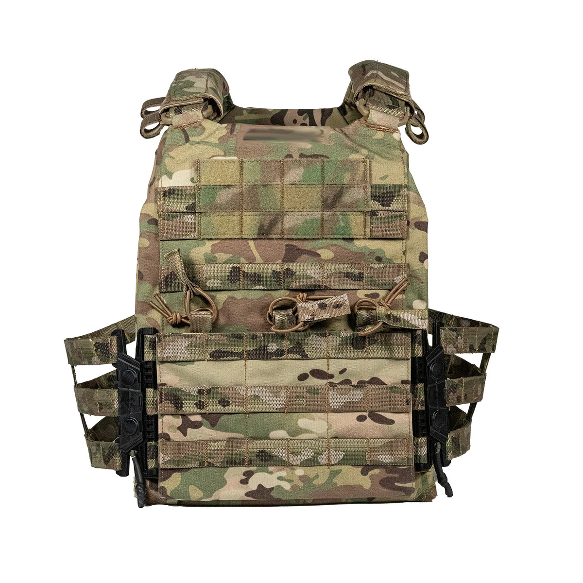 117 Tactical Vest RG/MC - 1000D IR & Flame Resistant Lightweight Plate Carrier, Quick Release, MOLLE Compatible