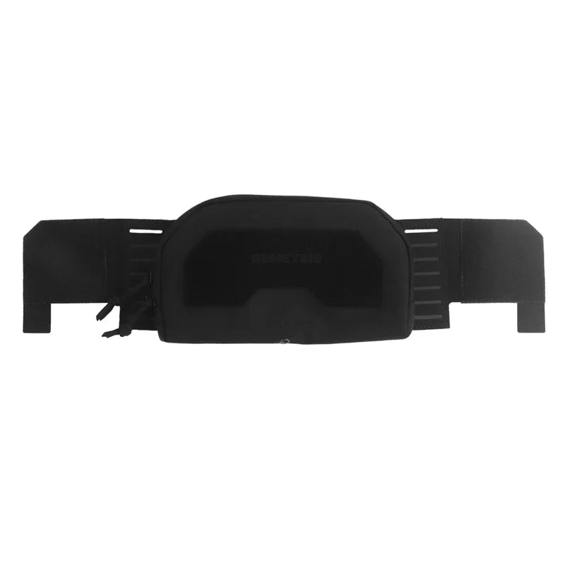 Tactical Admin Pouch with Multi-caliber 5.56 9mm Triple Mag Pouch MOLLE Front Placard System 2nd Layer Airsoft Pouches