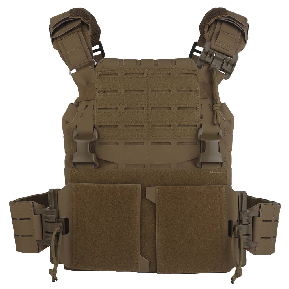 Tactical ARC Plate Carrier V2 Assault Rig Combat Training Protective Vest with Triple Magazine Pouch Quick Release MOLLE System