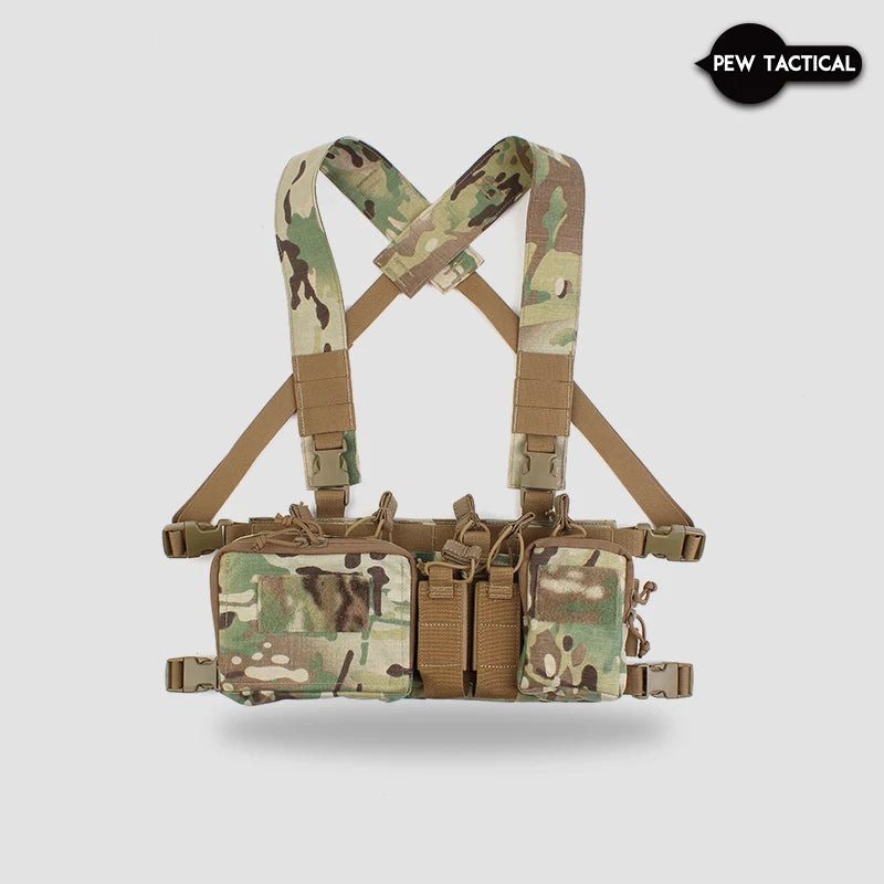 Pew Tactical D3CRH Tactical Chest Rig Bag Field Training Vest CR04