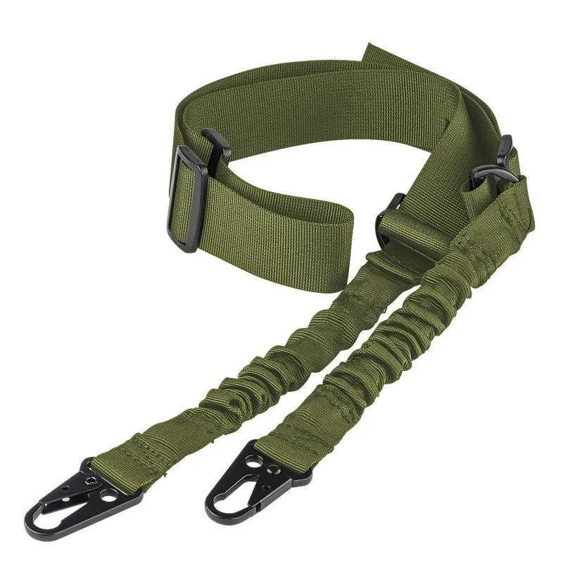 Two Points Rifle Sling With Length Adjuster Traditional Sling With QD Metal Hook For Hunting Tactical Sling Shoulder Straps